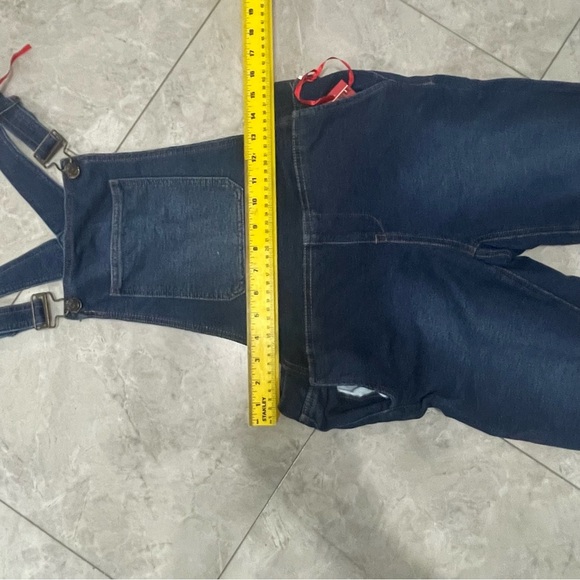 NWT.Dark Blue Terry Overalls size Small. Anti-Blue by Blue Spice. Women’s - Picture 10 of 13